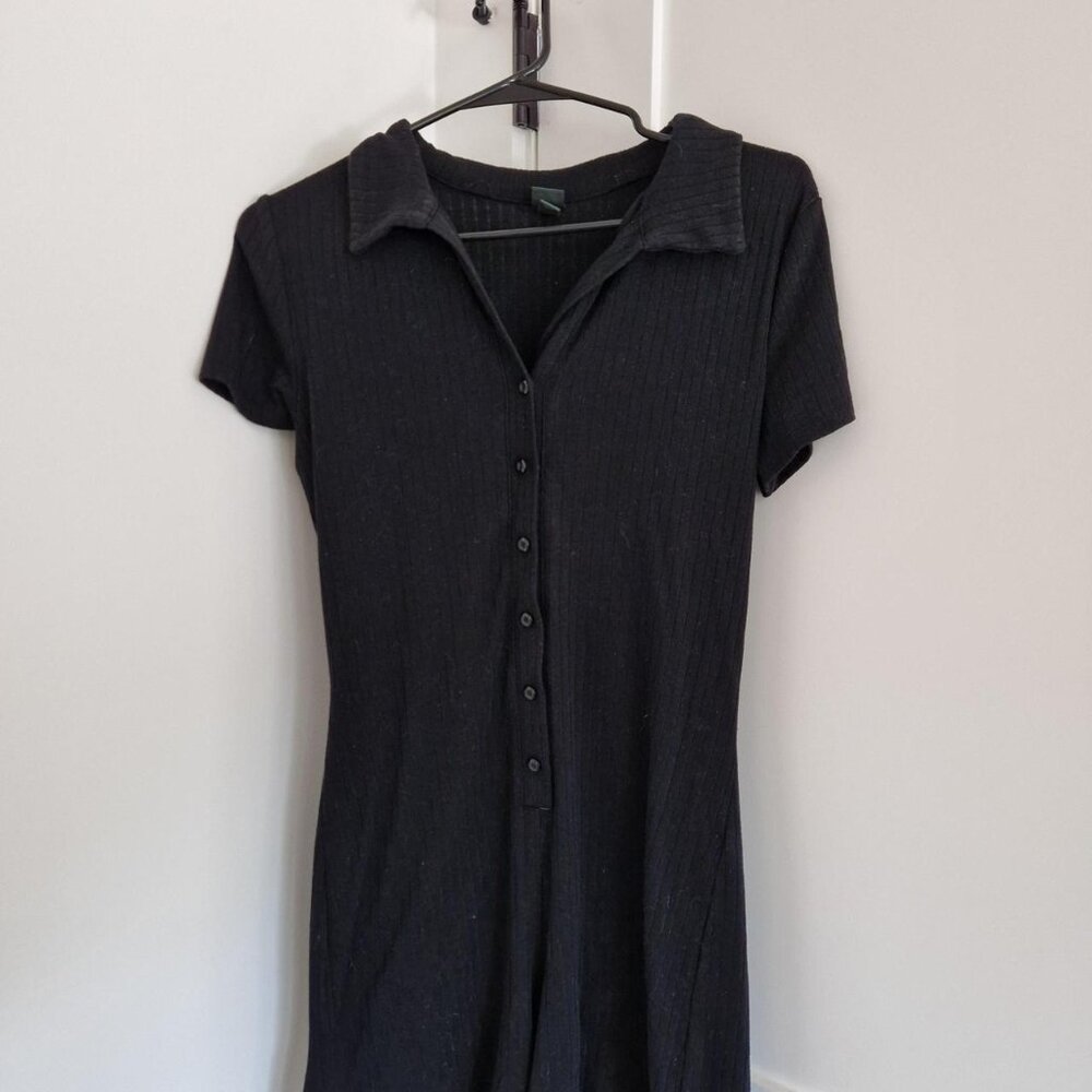 Black Wild Fable collared playsuit.